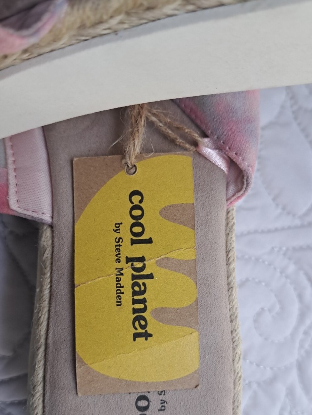 Steve Madden Cool Planet Pink Tie-Dye Slide Sandals - Picture 2 of 5